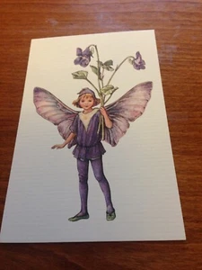 Cicely Mary Barker Flower Fairy Postcard - Dog Violet Fairy - NEW - Picture 1 of 1