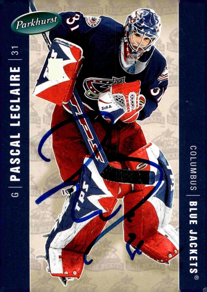 Pascal LeClaire - Signed 2005-06 Upper Deck Parkhurst Card #148 - Image 1 of 2