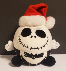 Disney Parks Jack Skellington Bean Bag Plush Nightmare Before Christmas 7" Santa - Picture 1 of 8