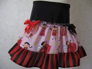 Pink red pixie skirt striped black Baby girls 18-24 mths holidays Gift - Bild 1 von 3