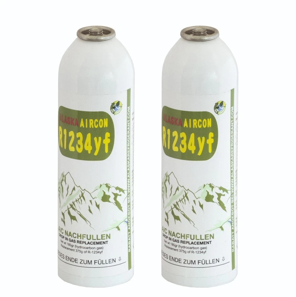 ALASKA@ R1234YF Gaz  Remplace Réfrigérant Climatiseur Recharge climatisation - Photo 1/1