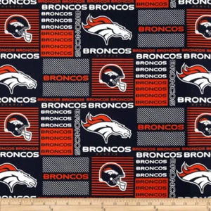 Handmade Placemat Or Table Runner Broncos Patch - Picture 1 of 5