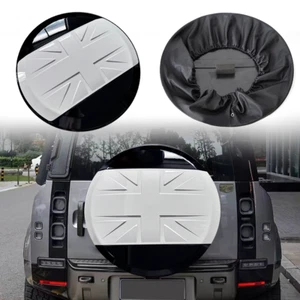 Fuji white Spare Tyre Tire Cover protector Fit for Defender 90 110 130 2020-2025 - Picture 1 of 16
