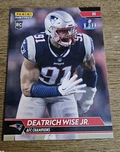 1 of 79 Deatrich Wise RC 2018 Panini Instant Patriots AFC Champions - Picture 1 of 2