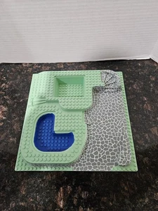 Lego Paradise Placa Base Elevada 6416 Patrón Piscina 6092px2 Verde Claro De Colección - Imagen 1 de 2