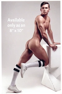 Nude Muscular Male College Jock Gay Interest 8x10 Photo Photograph Reprint 349 - Picture 1 of 1