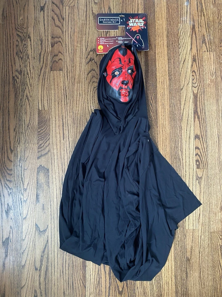 Rubies Adult Darth Maul Star Wars Costume Cape with Attached Mask & Hood #15728