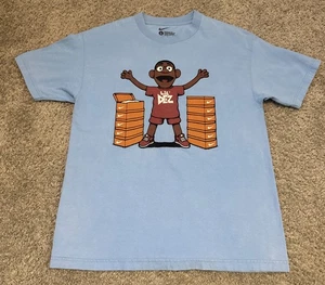 Nike Air Jordan Lil Dez Sneakerhead Puppet Commercial Lebron Kobe Blue T-Shirt L - Bild 1 von 5