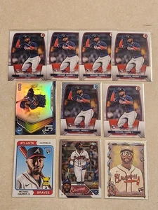 ATLANTA BRAVES MICHAEL HARRIS II RC LOT X10 RC CARDS SHOWN NICE LOT LOOK! - Picture 1 of 1
