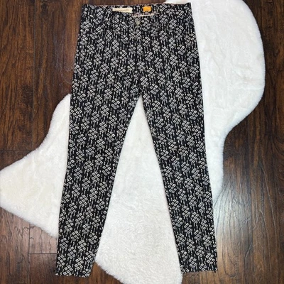 Брюки узкие Pilcro and the Letterpress с засечками 29 темно-синие со средней посадкой на молнии до лодыжки - Изображение 1 из 4