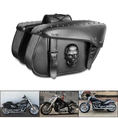 Fits For Harley Sportster XL883/1200 Saddle bag Tool Side bag Storage Luggage - Imagem 1 de 4