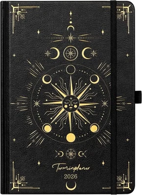 ARTFAN Kalender 2026 - Terminplaner 2026 von Jan 2026 bis Dez 2026, A5 Wochenplaner