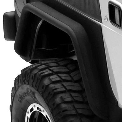 For Jeep Wrangler 97-06 Smittybilt XRC Tubular Textured Black Rear Fender Flares - Image 1 of 4