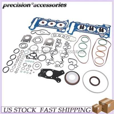 For Audi S4 S5 B9 A6 Q7 Porsche EA839 2.9 3.0 Overhaul Rebuild Gaskets Seals Kit Foto 1 de 4