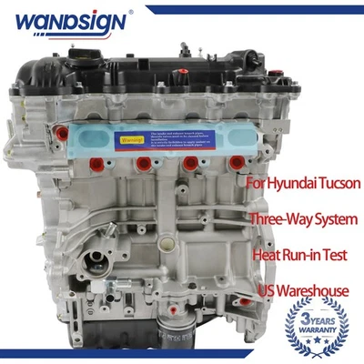 Long Cylinder Block Engine Assembly For Hyundai Tucson Kia Forte G4NC 2.0L 11-22 - Image 1 of 4