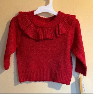 Cat & Jack Red Sweater size 3T - Picture 1 of 3