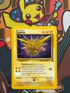 Zapdos 30/62 Fossil englisch Pokemon Karten NM - Bild 1 von 2