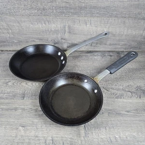 Lof Of 2 Padelle Magnalite GHC 8" & 9" Padella per Salsa Anodizzata Padella - Foto 1 di 13