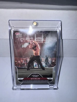 2025 Topps Now WWE Seth Rollins Ruse of The Century Card SummerSlam 84SP - Image 1 of 2