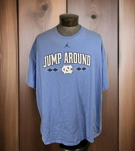 Nike Carolina Tar Heels Jump Around T-Shirt Herren 3XL Blau Kurzarm Pilling - Bild 1 von 10