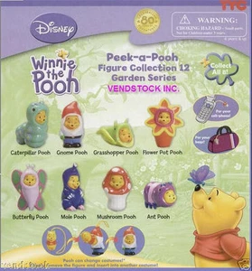 TOMY DISNEY WINNIE THE POOH PEEK-A-POOH SERIES 12 GARDEN EDITION DANGLER CHARM - Picture 1 of 9