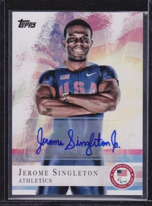 2012 TOPPS U.S. US OLYMPIC TEAM AUTOGRAPHS #48 JEROME SINGLETON - Picture 1 of 1