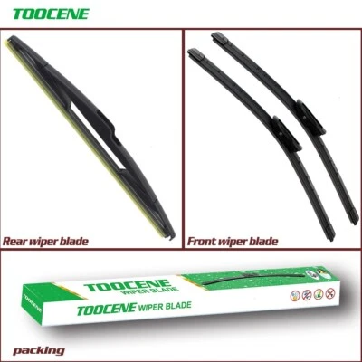 Front and Rear Windshield Wiper Blades for Smart Fortwo Coupe-2 Door 2014-2020 - Image 1 of 4