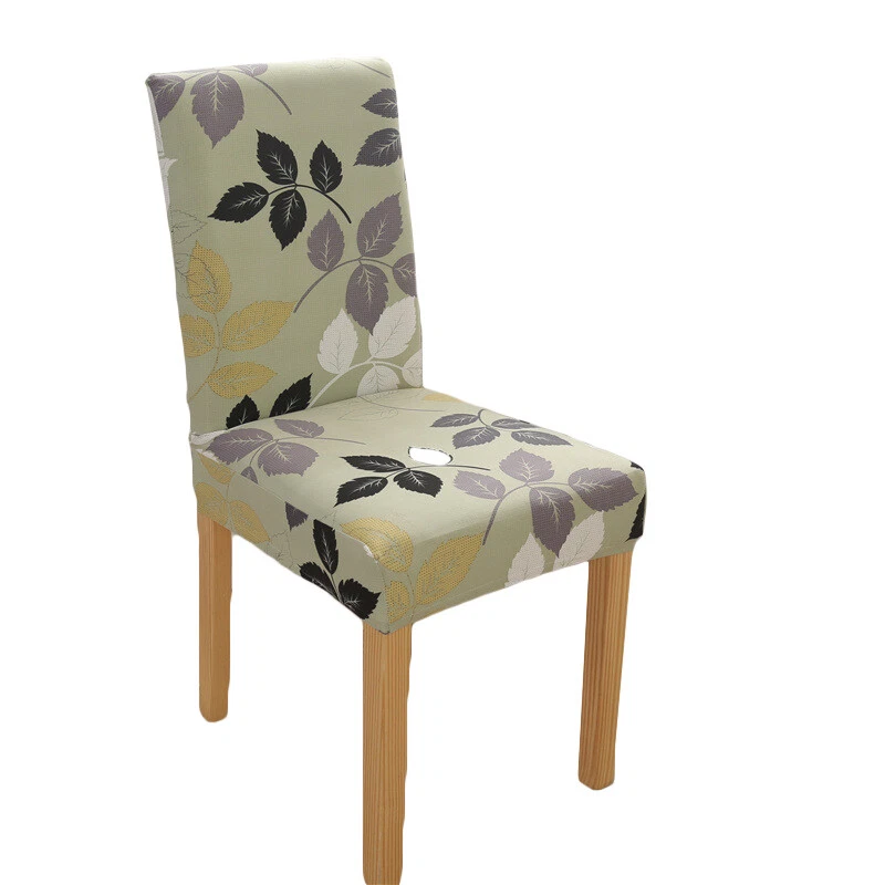 1/4/6pcs Stretch Spandex Dining Printed Chair Covers Slipcovers Home Room Decor - Image 1 of 4