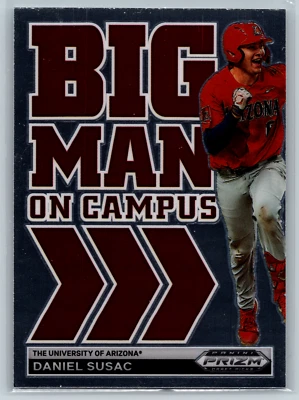 Daniel Susac 2022  Panini Prizm Draft Big Man on Campus  #BMC-DS Arizona - Image 1 of 2