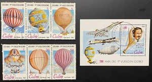 Caribbean stamps 1983   Air Balloons - Picture 1 of 1