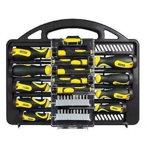 Stanley STHTO-62141 Set 34 Destornilladores con Mango Bimaterial En Valija - Imagen 1 de 1