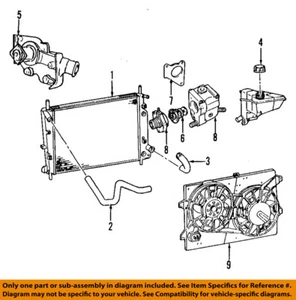 FORD OEM-Engine Coolant Thermostat F8RZ8575CA - Bild 1 von 1