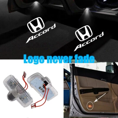 2x LED Luz de Puerta de Coche Charco Proyector Fantasma Sombra Lámpara Para HONDA Accord Pilot Foto 1 de 4