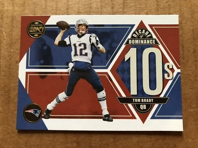 2022 PANINI - TOM BRADY - LEGACY DECADE OF DOMINANCE #DD17 - G.O.A.T PATRIOTS $$ - Image 1 of 2