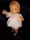 POUPÉE KEWPIE CAMÉEO JLK VINTAGE avec BIBERON DE LAIT 14" GRINCEMENTS