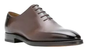 Bally Scolder 6231480 Men's Brown Calf Shiny Leather Oxford Shoes MSRP $1260 - Picture 1 of 4