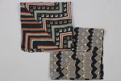 Lot of 2 silk pocket handkerchief made in Italy - Image 1 of 3