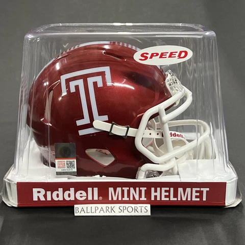 TEMPLE OWLS - Riddell Speed Mini Helmet Cover