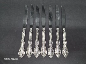 Oneida Michelangelo Cube 7 Dinner Knives Heirloom Stainless Flatware 5822 - Picture 1 of 17