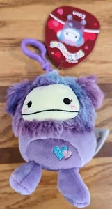 NEW 2024 Valentine EDEN Squishmallow Clip Bigfoot Valentine's Day Hearts Kelly  - Picture 1 of 6