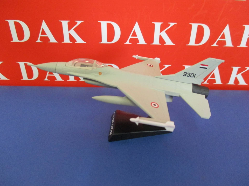 Die cast 1/126 Modellino Aereo Aircraft Lockheed F-16A Egyptian Air Force 1982 - Immagine 1 di 4
