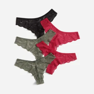 Plus Size Women Sexy Lace Breathable Panties Underwear Mid Waist Briefs 4XL - Picture 1 of 8