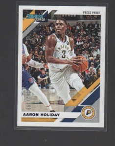 AARON HOLIDAY    2019-20 PANINI DONRUSS PURPLE PRESS PROOF CARD #81/199 - Picture 1 of 1