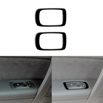 Глянцевая черная отделка крышки переключателя заднего стекла для Porsche Cayenne Sport 2003-2010 2* - Изображение 1 из 4