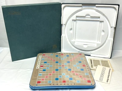 1977 BOARD ONLY Scrabble Deluxe Ed Rotating Lazy Susan Selchow & Righter REPLACE - Image 1 of 4