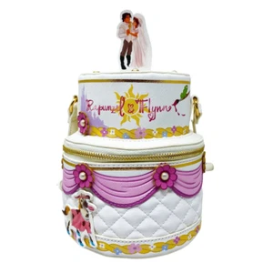 Danielle Nicole Disney Rapunzel & Flynn Tangled Wedding Cake Crossbody Purse - Picture 1 of 6