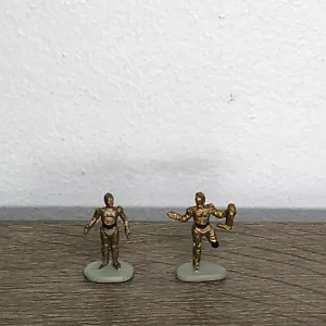 Micro Machines Star Wars Figure Lot C3PO Figures 1996 Vintage Galoob Mini Set 2 - Picture 1 of 12