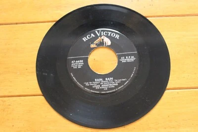 LOUIS ARMSTRONG I NEVER SAW A BETTER DAY 45RPM 7" JUKEBOX RECORD G+ RCA VICTOR - Image 1 of 4