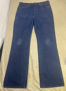 Vintage Men’s JC Penney Plain Pockets Blue Jeans Pants - Picture 1 of 6