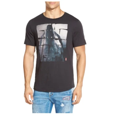 HOWE Bark at the Moon' Graphic Crewneck T-Shirt Black -Size S - Image 1 of 2